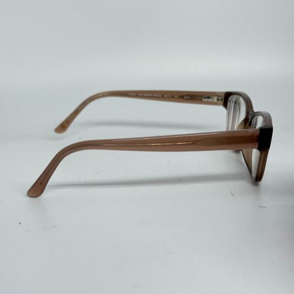 Lenton &‎ Rusby LR5002 200 Brown Crystal Eyeglasses Frames 50-17 130 Men H17685 main image 4